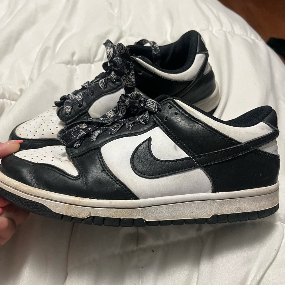 Nike Kids Black and White Sneakers
